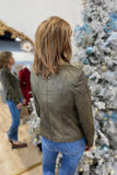 Charlie B Moto Jacket Spruce