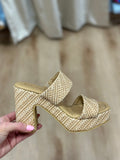 Matisse Gem Platform Sandal Tan