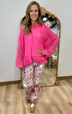 Lightweight Hoodie Fuchsia