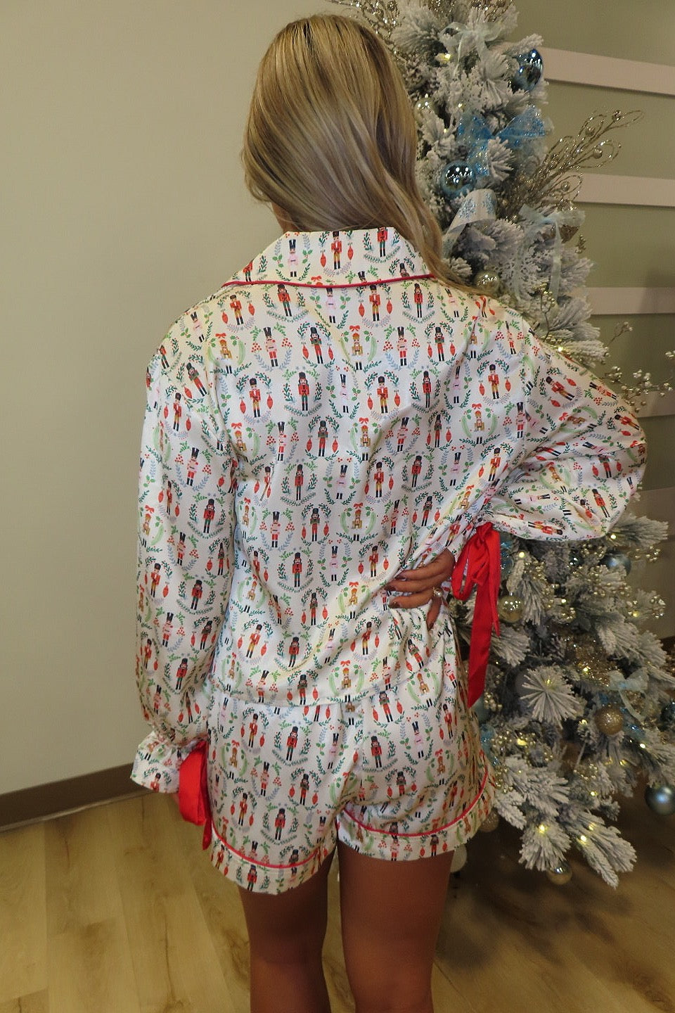 Satin Toy Soldier Pajama Set