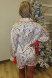 Satin Toy Soldier Pajama Set