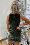 Mistletoe Magic Velvet Dress