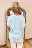 Aqua Spa Ribbed Tee