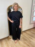 RD Style Tess 2 Piece Pant Set Black