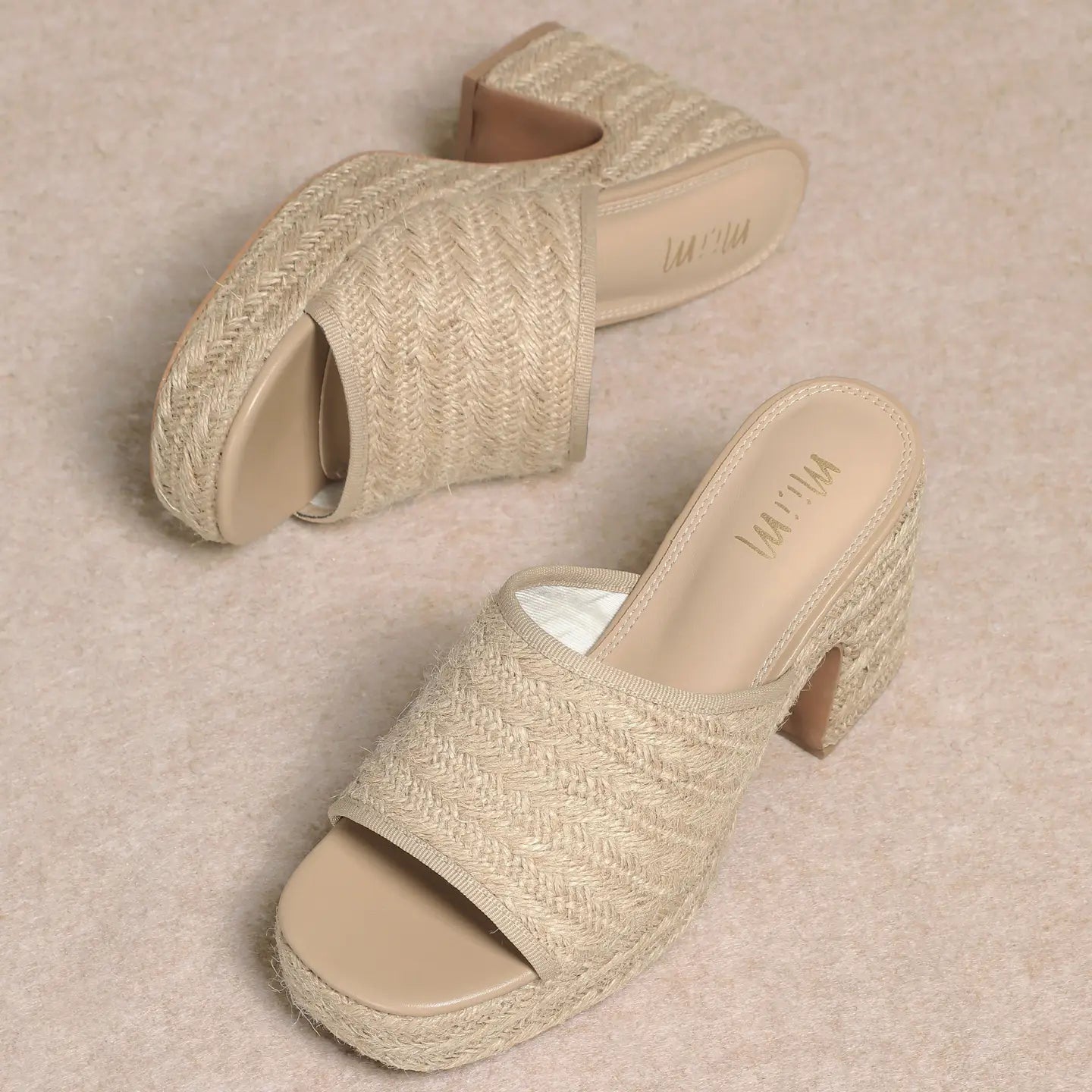 Amelia Platform Slide Sandal