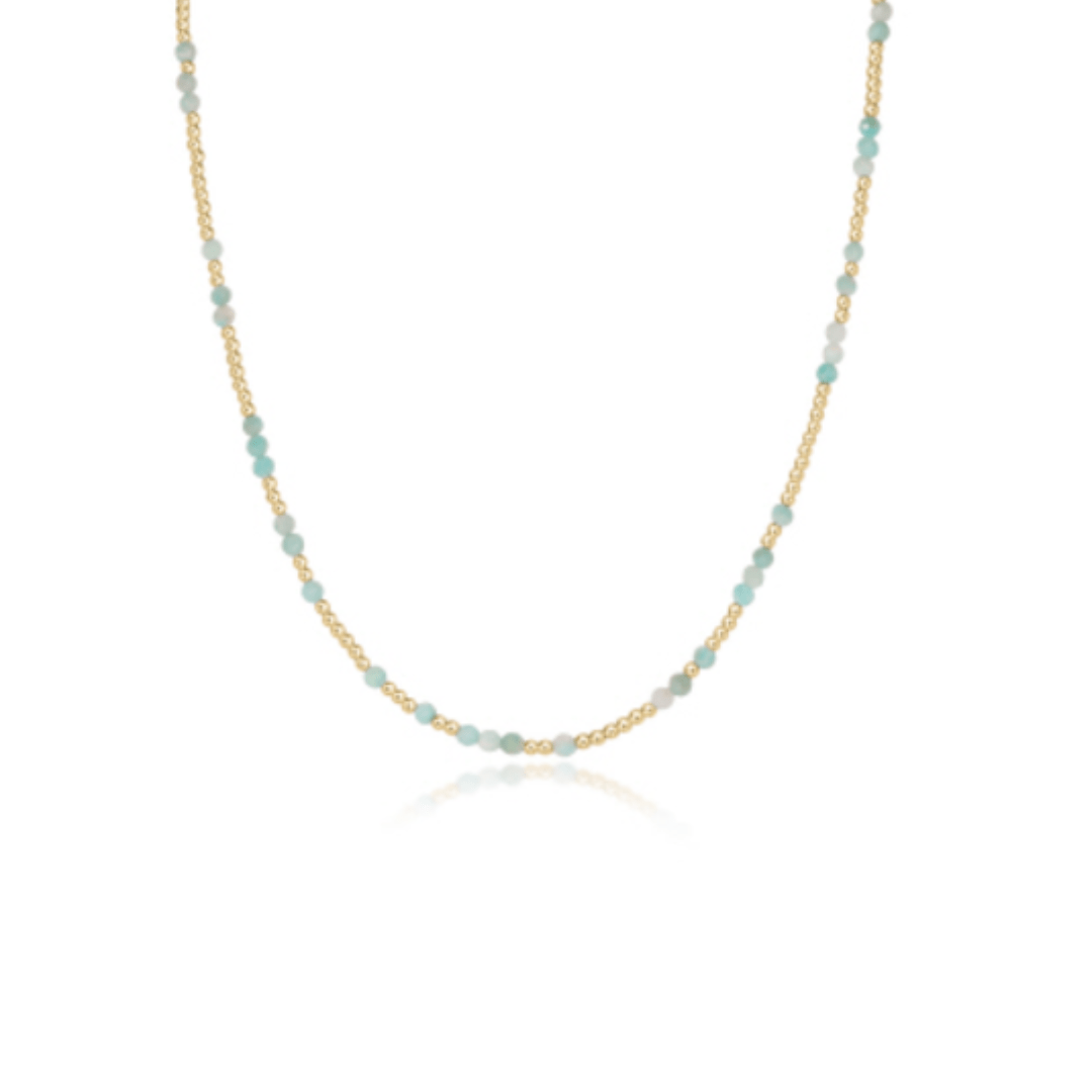 E Newton 15" Choker Hope Unwritten Gemstone Ammonite
