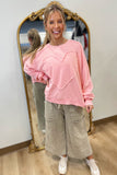 Heart's Desire Patch Front Top Peach