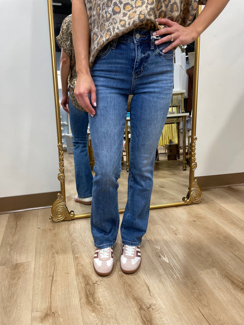 Bayeas Bootcut Jeans Medium Blue
