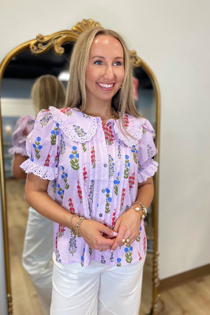 Bloomline Blouse Lilac