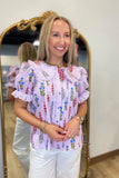 Bloomline Blouse Lilac