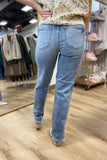 Judy Blue Cell Phone Pocket Dad Jean Medium Blue