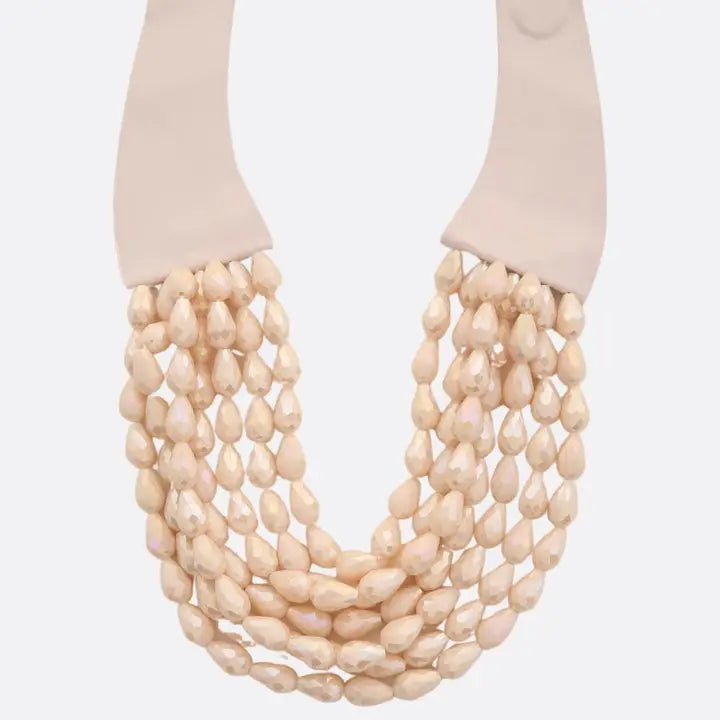Signature Strand Statement Teardrop Necklaces