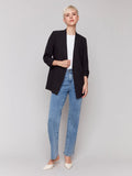 Charlie B Crepe Jacket Black