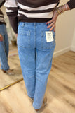 Charlie B Barrel Leg Denim Pant