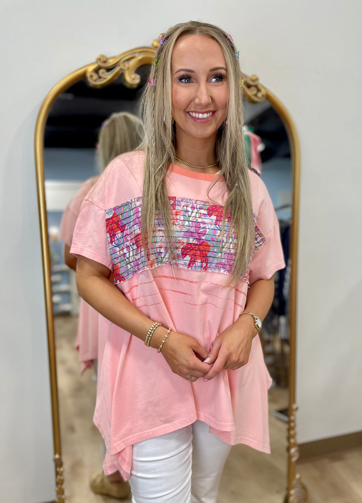 Hawaiian Getaway Top Coral