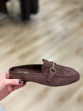 Vanilla Backless Loafer Mule Coffee