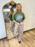 Lulu Mac Camo Pant Green