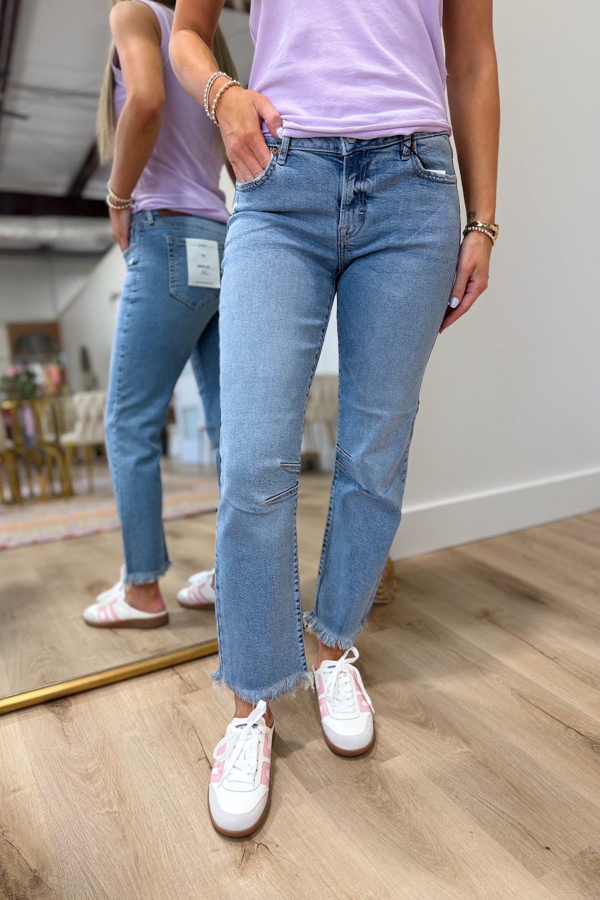 Hidden Quinn Low Rise Cropped Skinny Jean