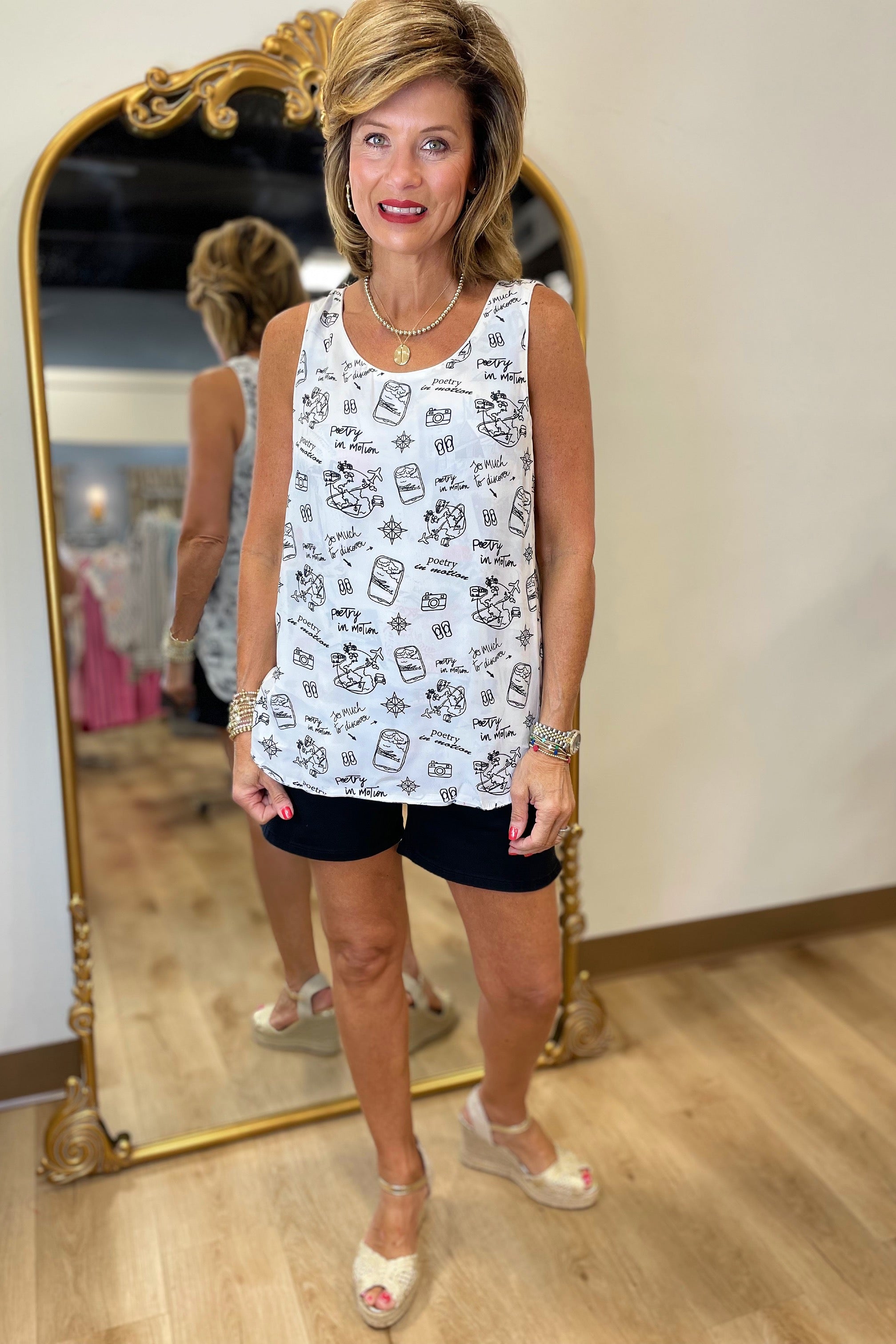 Charlie B Short w Patch Pockets Black