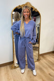 Going Places 2 Piece Pant Set Periwinkle