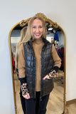 Renuar Quilted Hooded Vest Black