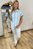 Neon Stripe Top