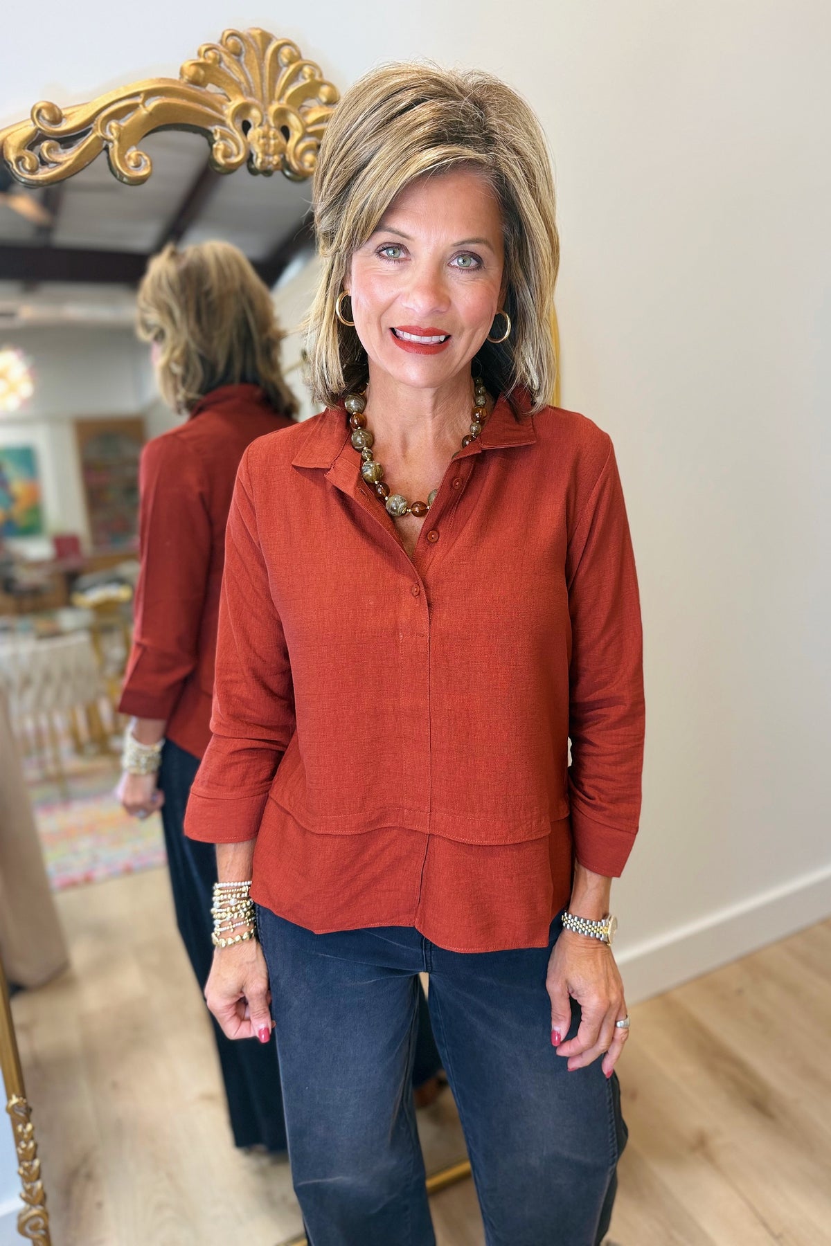 Boho Chic Currant Chic Blouse