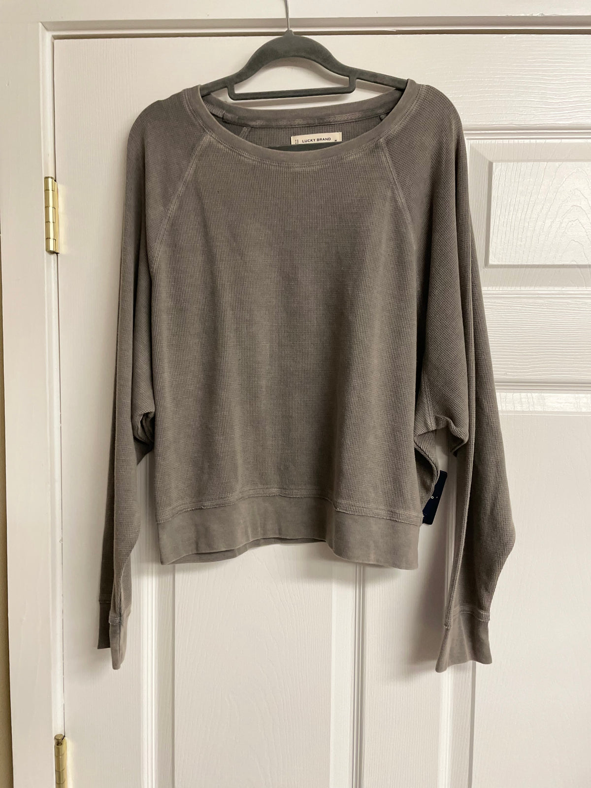 Frost Fighter Waffle Knit Pullover Grey