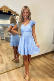 Company's Coming Dress Blue
