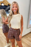 Carla Crochet Top Beige