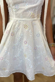 Dainty Daisy Dress White