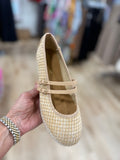 Tulum Platform Mary Jane Raffia