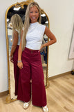 Miley Ruched Side Mock Neck Tank White
