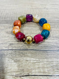 Beaded Square Bracelet