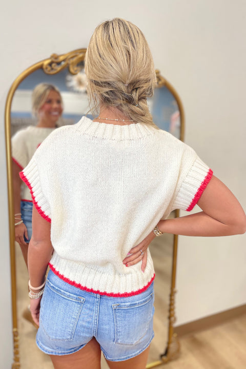 Stolen Heart Sleeveless Knit Top