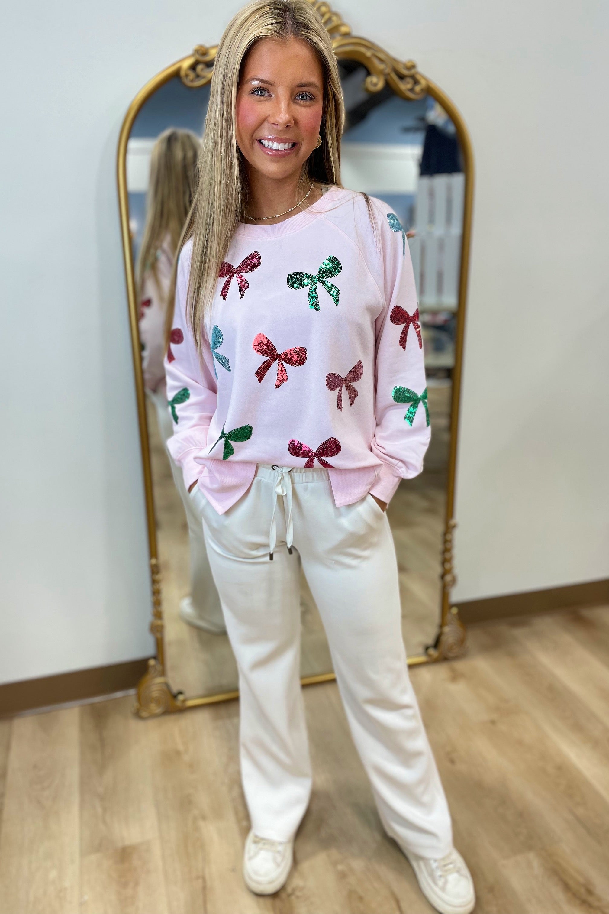 Mary Square Katie Sweatshirt BOWS