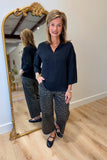 Renuar Leopard Print Woven Pant