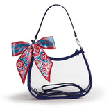 Ole Miss Clear Purse & Scarf SET