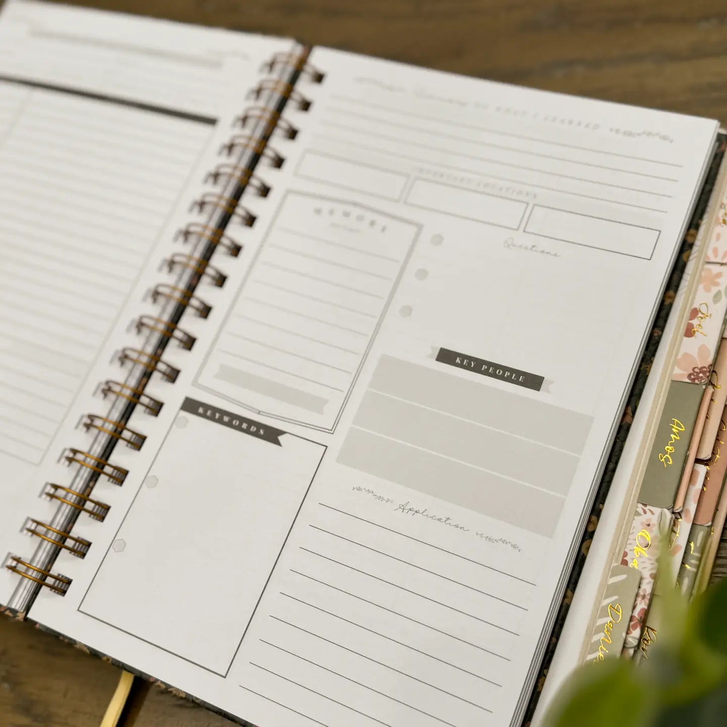 Bible Study Journal Verse Mapping Journal Green