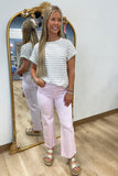 Country Stripe Tee Taupe