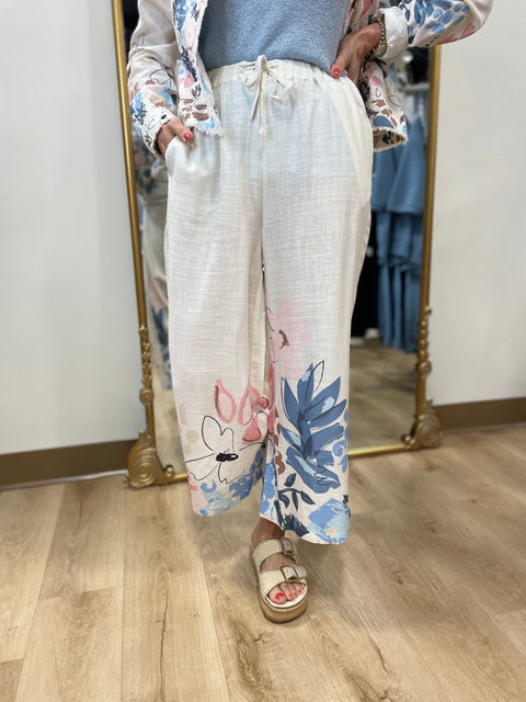 Charlie Border Print Pant Supernova