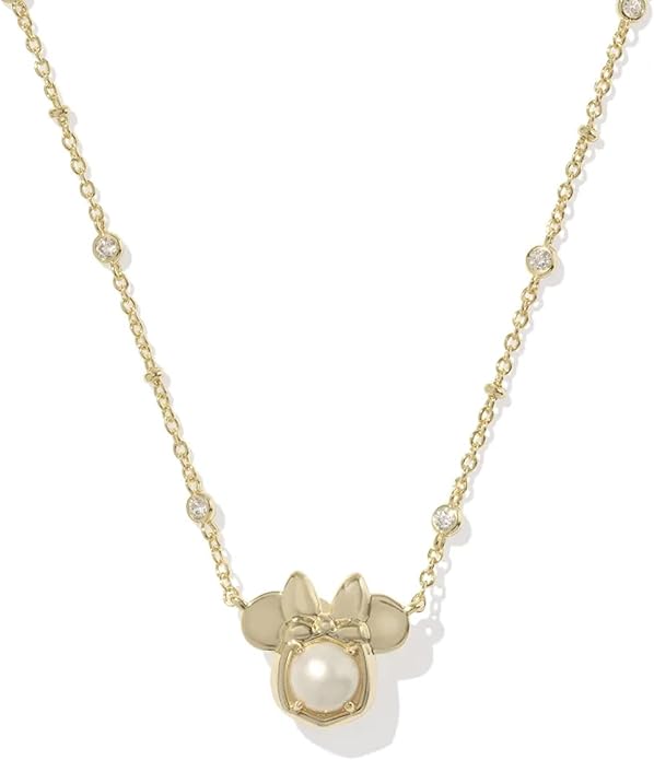 Kendra Scott x Disney Minnie Mouse Short Pendant Necklace Pearl
