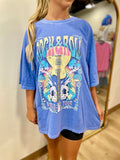Rock & Roll World Tour 1987 Tee Cobalt