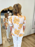 Floral Festival Blouse Yellow