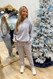 Softies Dreamtech 1/4 Zip Jogger Set Grey