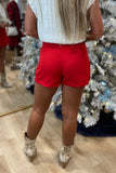 Walk Away Skort Red
