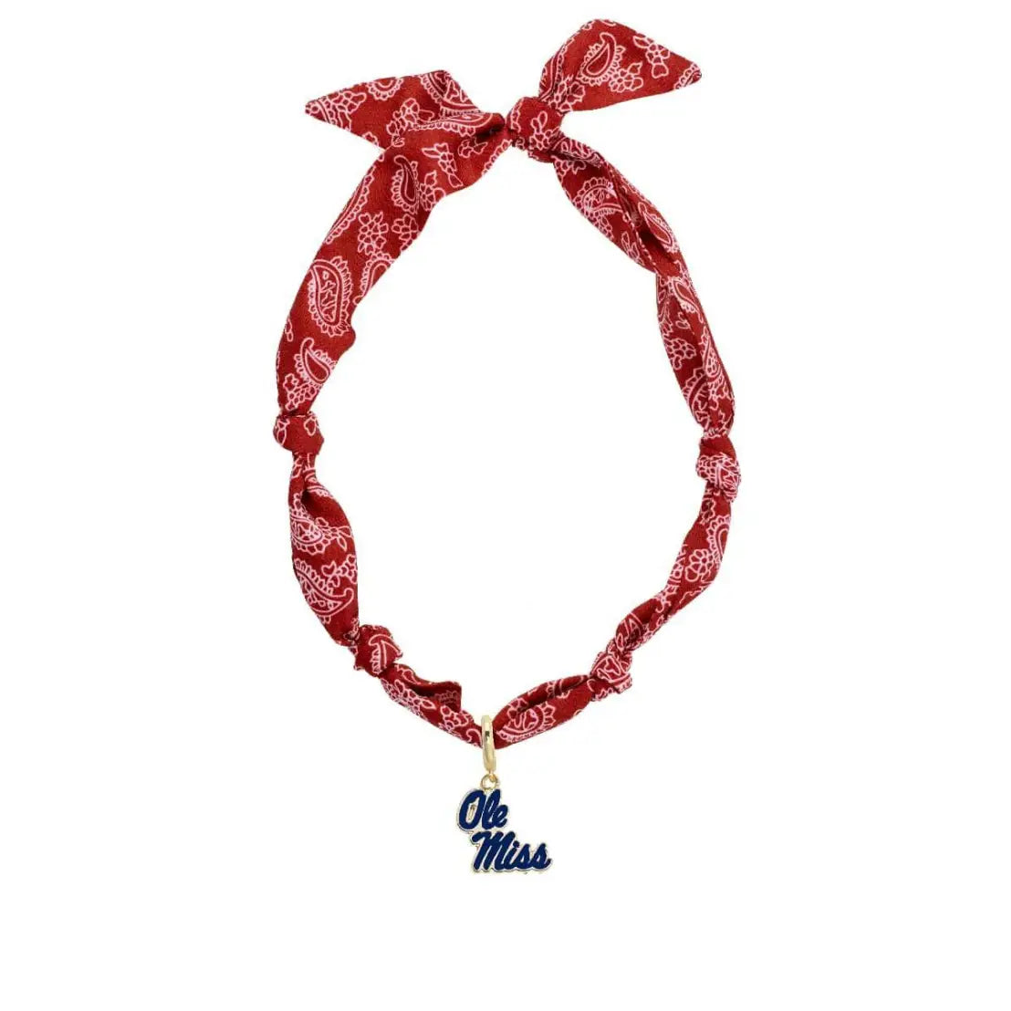 SEC Scarf Charm Necklace (Various Schools)