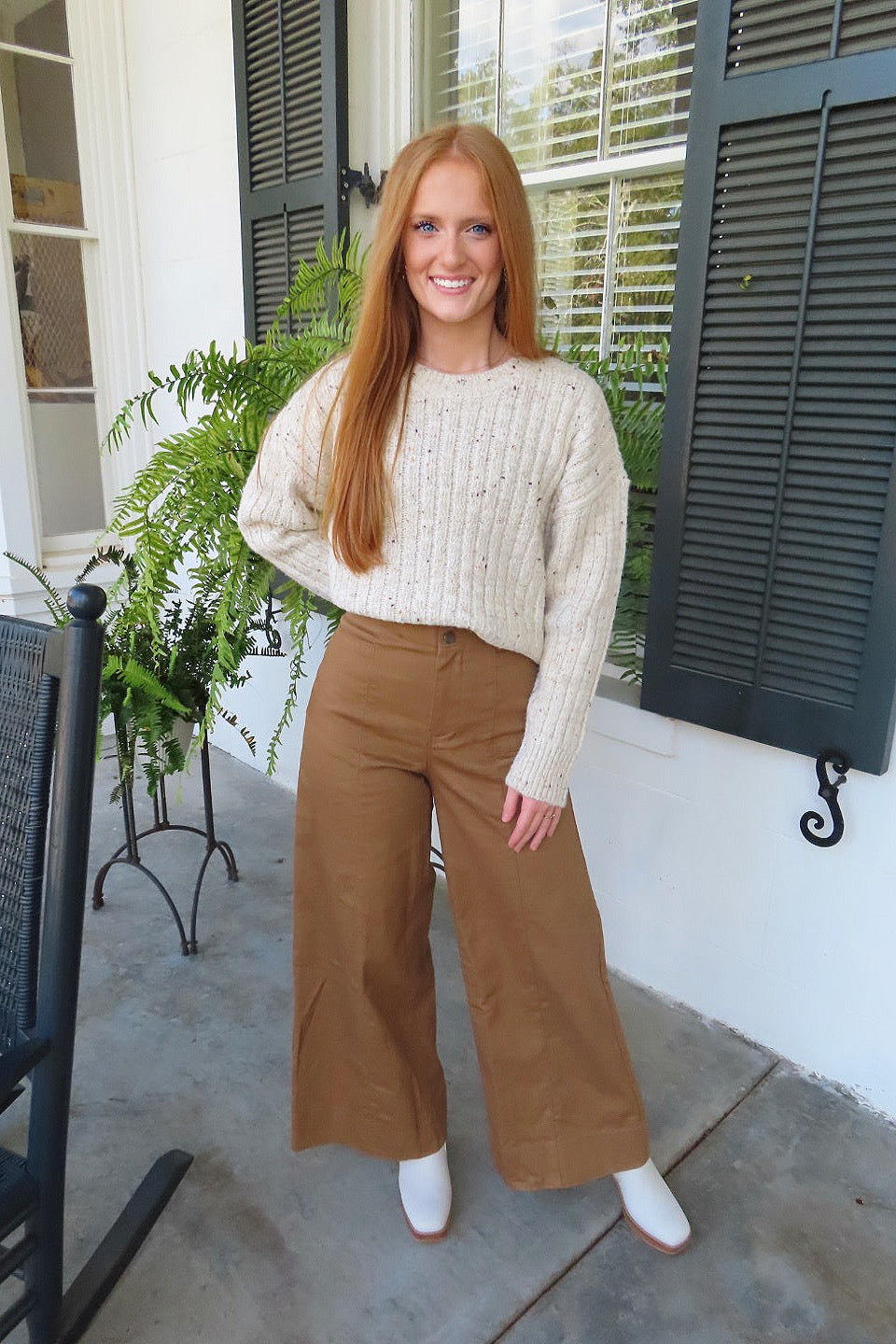 RD Style Adalina Crew Neck Pullover Sweater