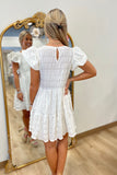 Sweet Charm Dress White