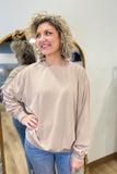 Keep Me Cozy Sweatshirt Dark Taupe